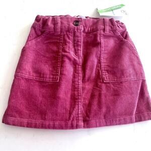 Vertbaudet girls corduroy skirt size 6 NWT